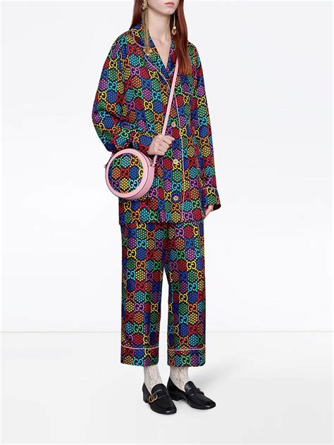 orange floral pajama set gucci|gucci pyjamas harrods.